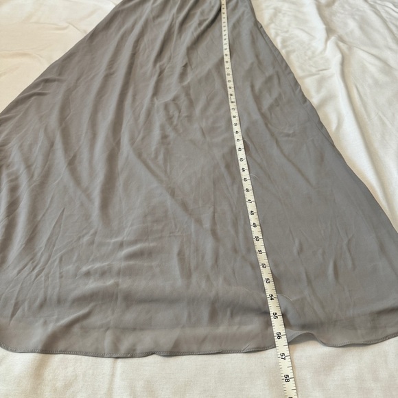 Show Me Your Mumu Small Caitlin Ruffle Maxi Dress in Gray ~ Bridesmaid Formal - Picture 6 of 9